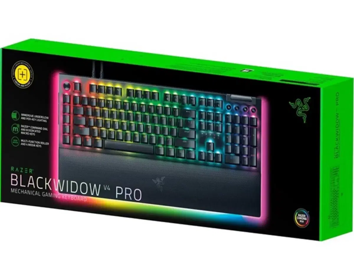 Razer black widow v4 pro 레이저 블랙위도우 키보드