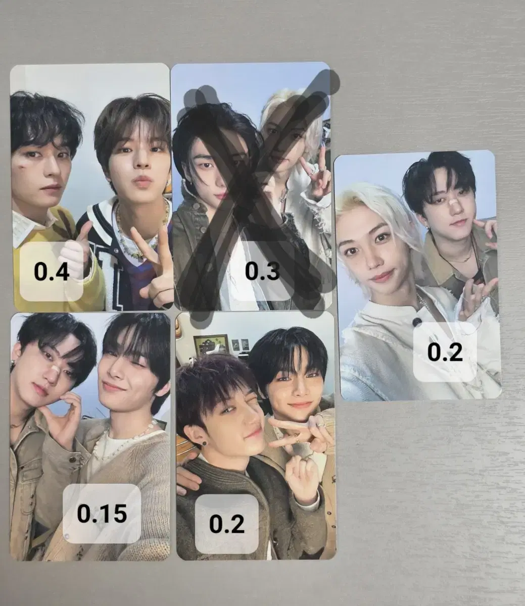 straykids skz stay 4 unitphotocards hyunjin linofelix changbin bang chani.n.