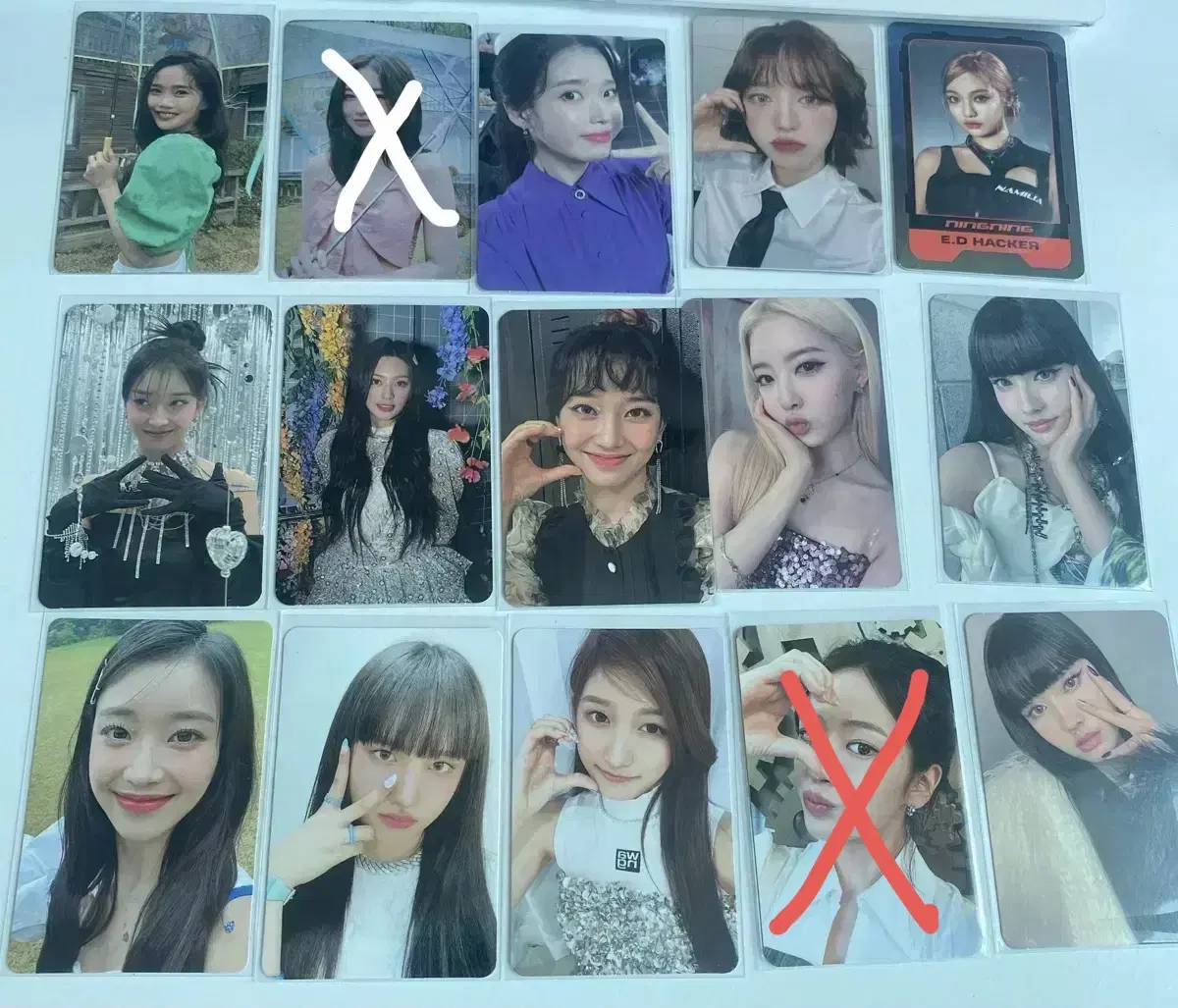 ive stayc aespa oh my girl iu red velvet photocard