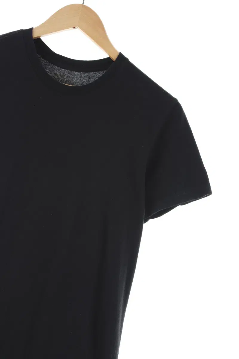 W(S) Polo Ralph Lauren Short-Sleeved T-shirt Black Cotton Plain Solid-E710