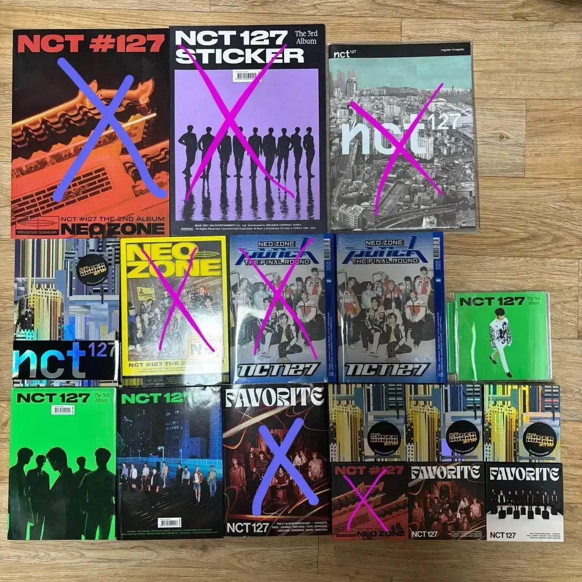 NCT nct127 Dream 2018 2020 2021 Unsealed Album WTS