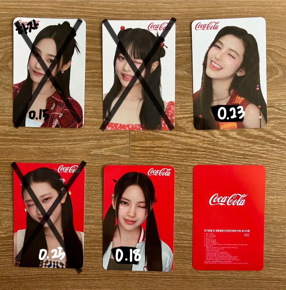 New Jeans Coca-Cola postcard photocard WTS