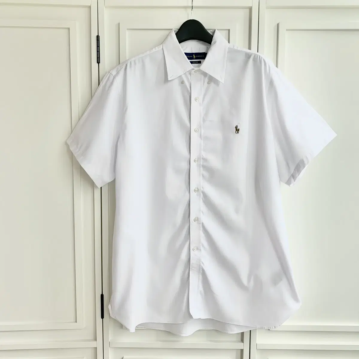 [3XL]polo e.ji care white short sleeve shirt CK7797