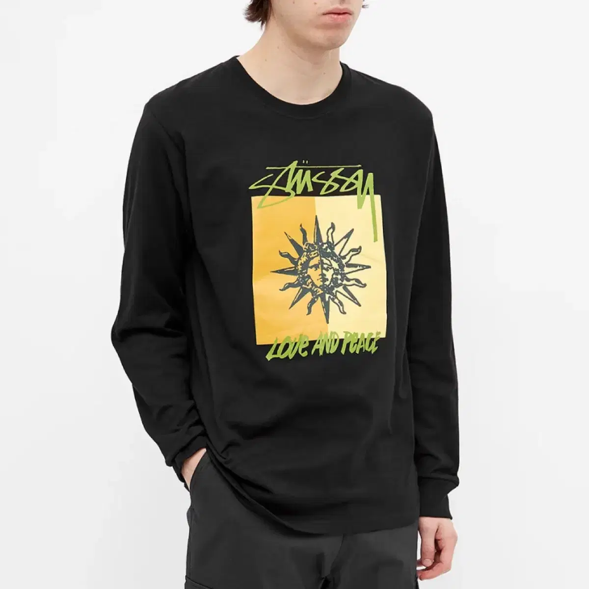 (Taupo) Stussy Love and Peace Long Sleeve