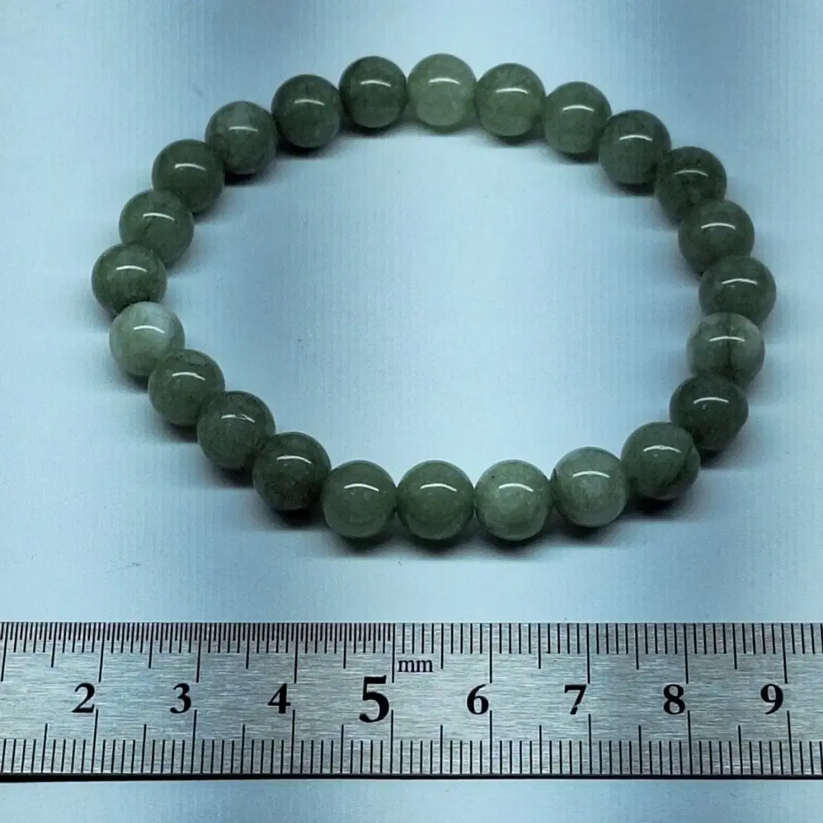 천연 버마 옥 비취 제이드jade 팔찌 8mm