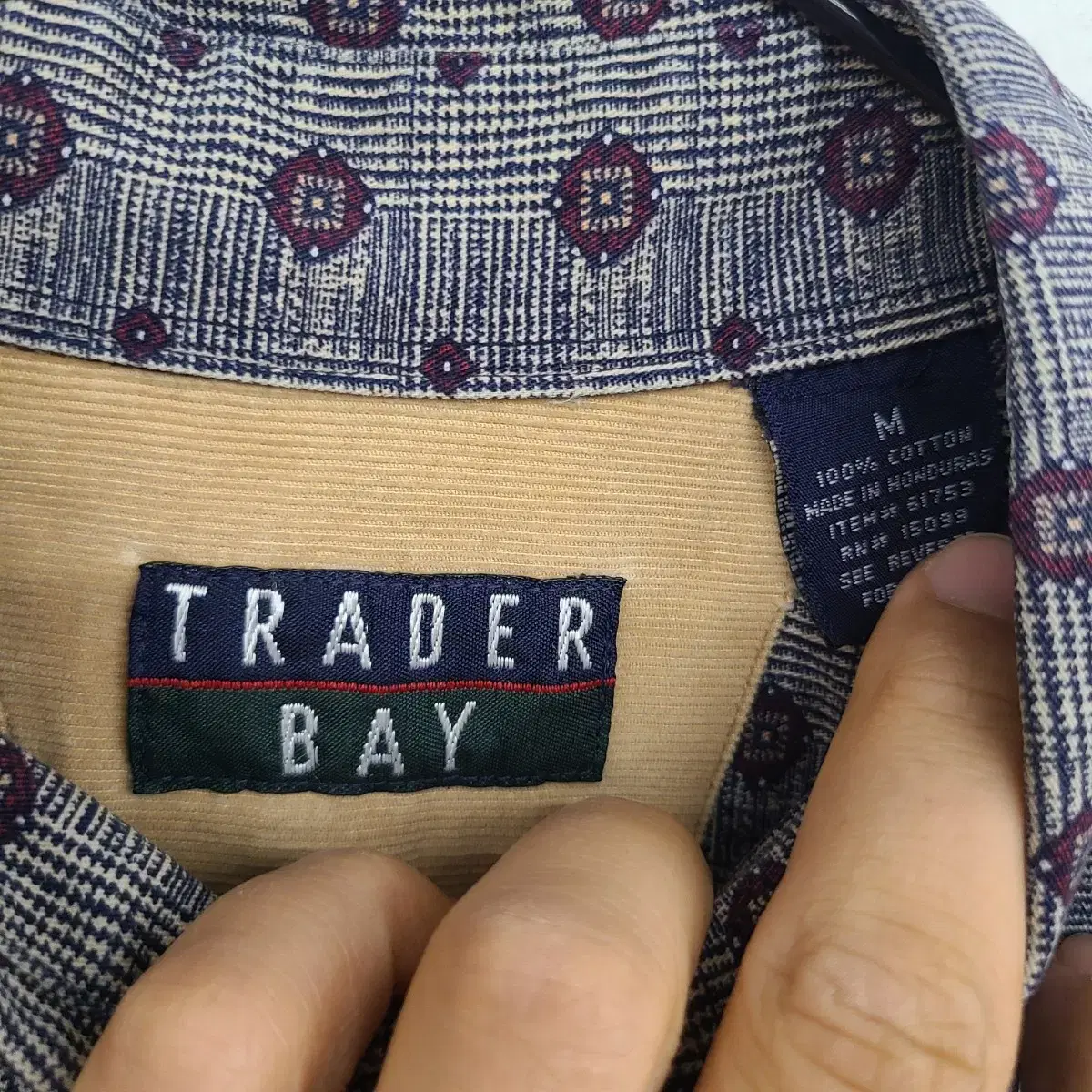 [105/XL] TRADER BAY 네이티브 패턴 셔츠