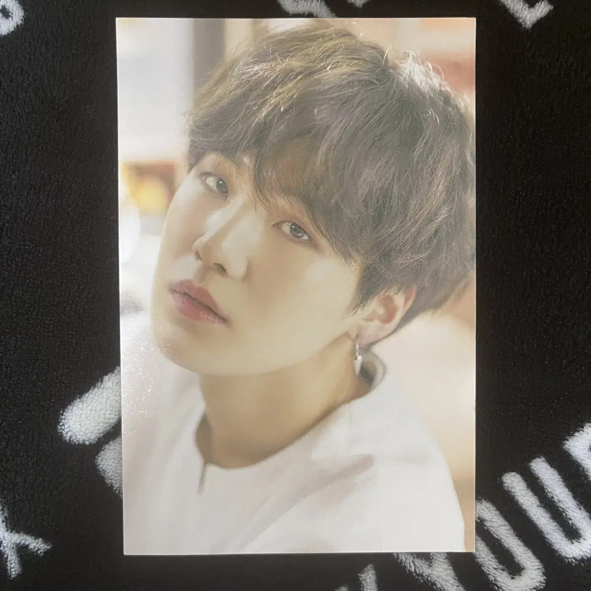 BTS exhibit today suga postcard sells