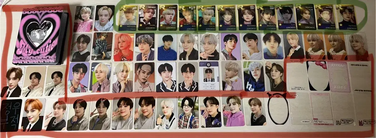 Jungwoo photocard bulk WTS