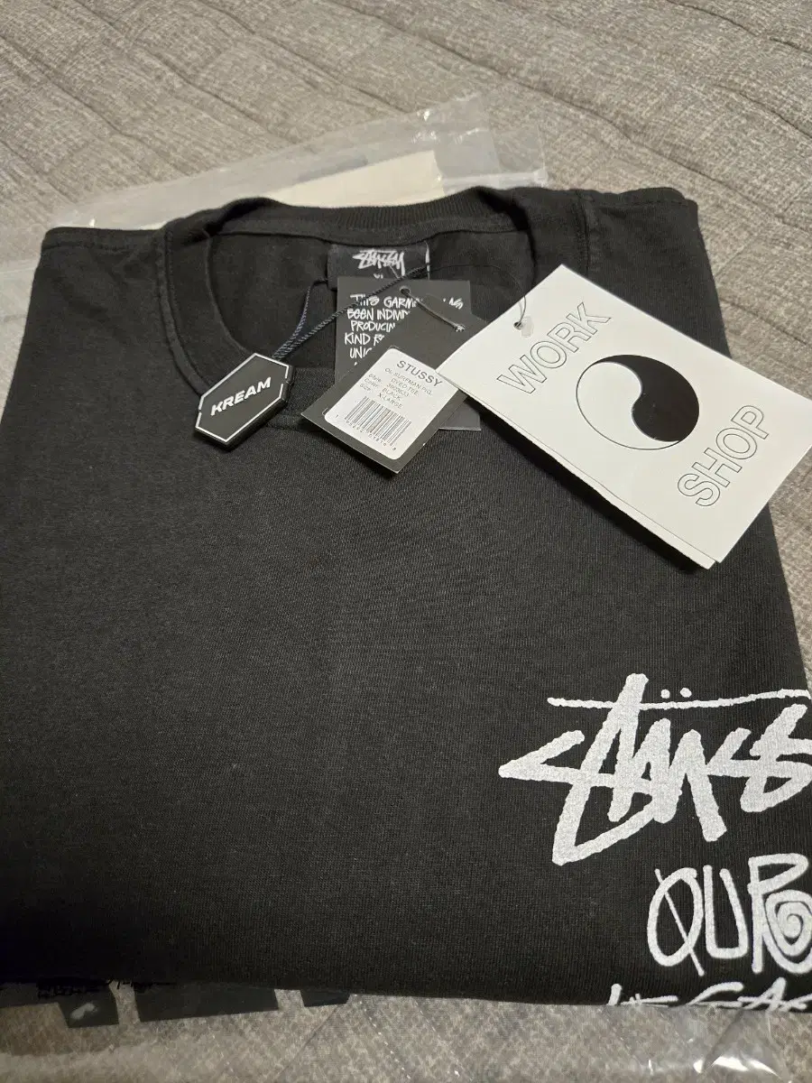 [XL] Stussy Haregashi Surfman Pigment Black 20fw