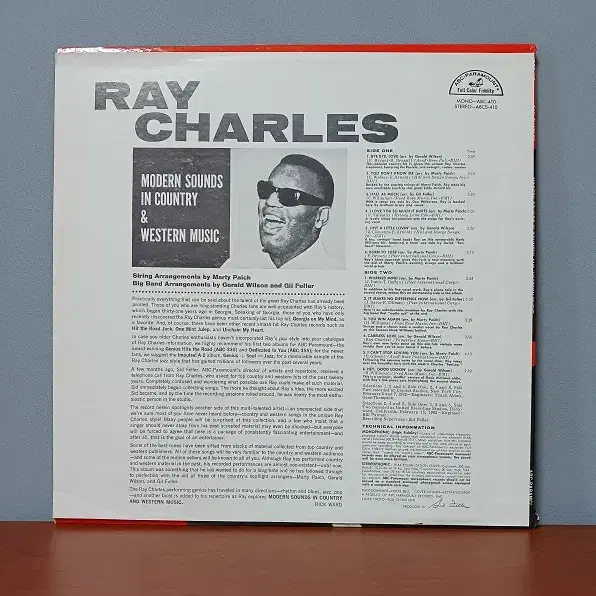 수입음반 LP_Ray Charles "I Can't Stop Loving