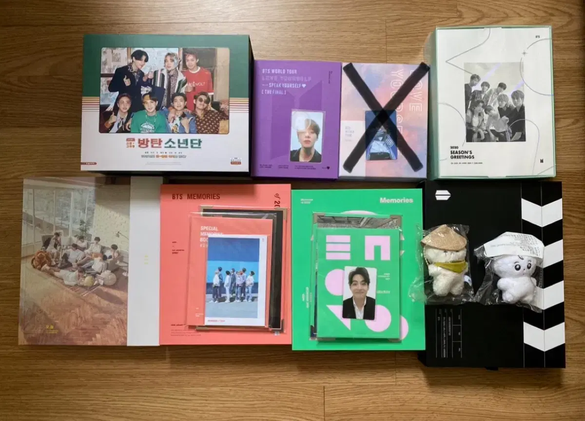 (일괄)방탄 메모리즈 2019 2020 시그 럽셀콘 dvd 대취티 토뭉이