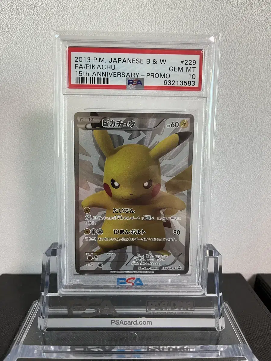 15주년 피카츄 psa10