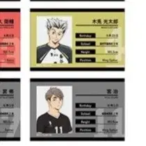 Haikyuu Profile Canbadge Bokuto Osamu