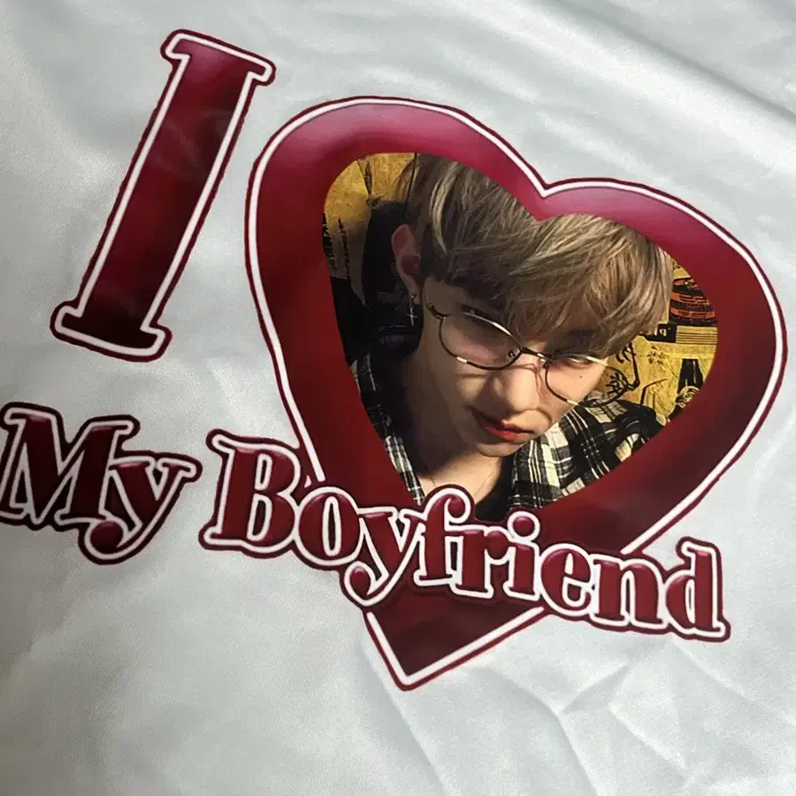 장하오 I love my boyfriend 반팔티 양도 오타쿠티 제베원