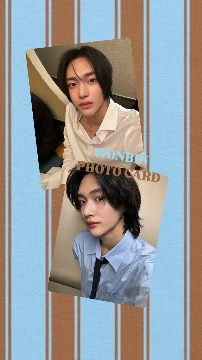 <무배, 3+1> riize wonbin Shirt double-sided photocard/pocard