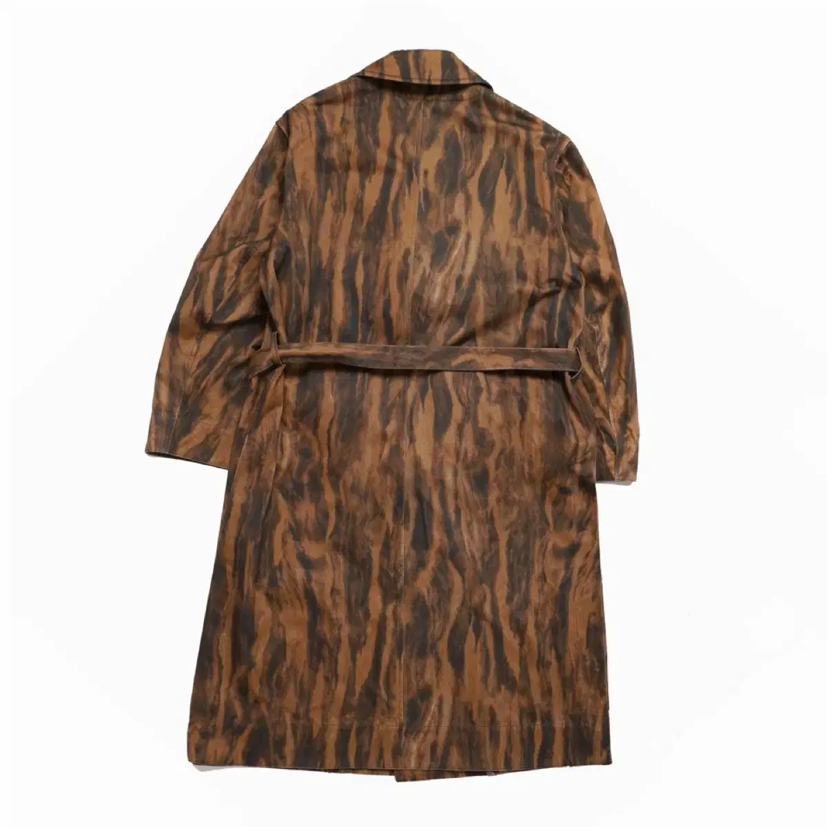 MASU Fur Print Gown Coat