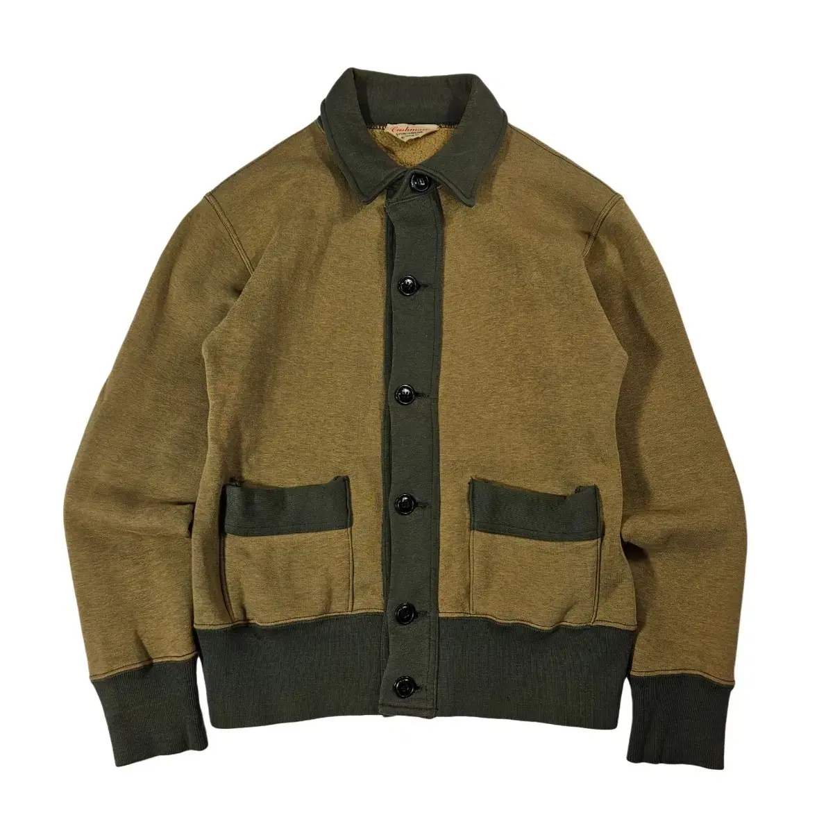 Cushman Sweat Cardigan Two-Tone S