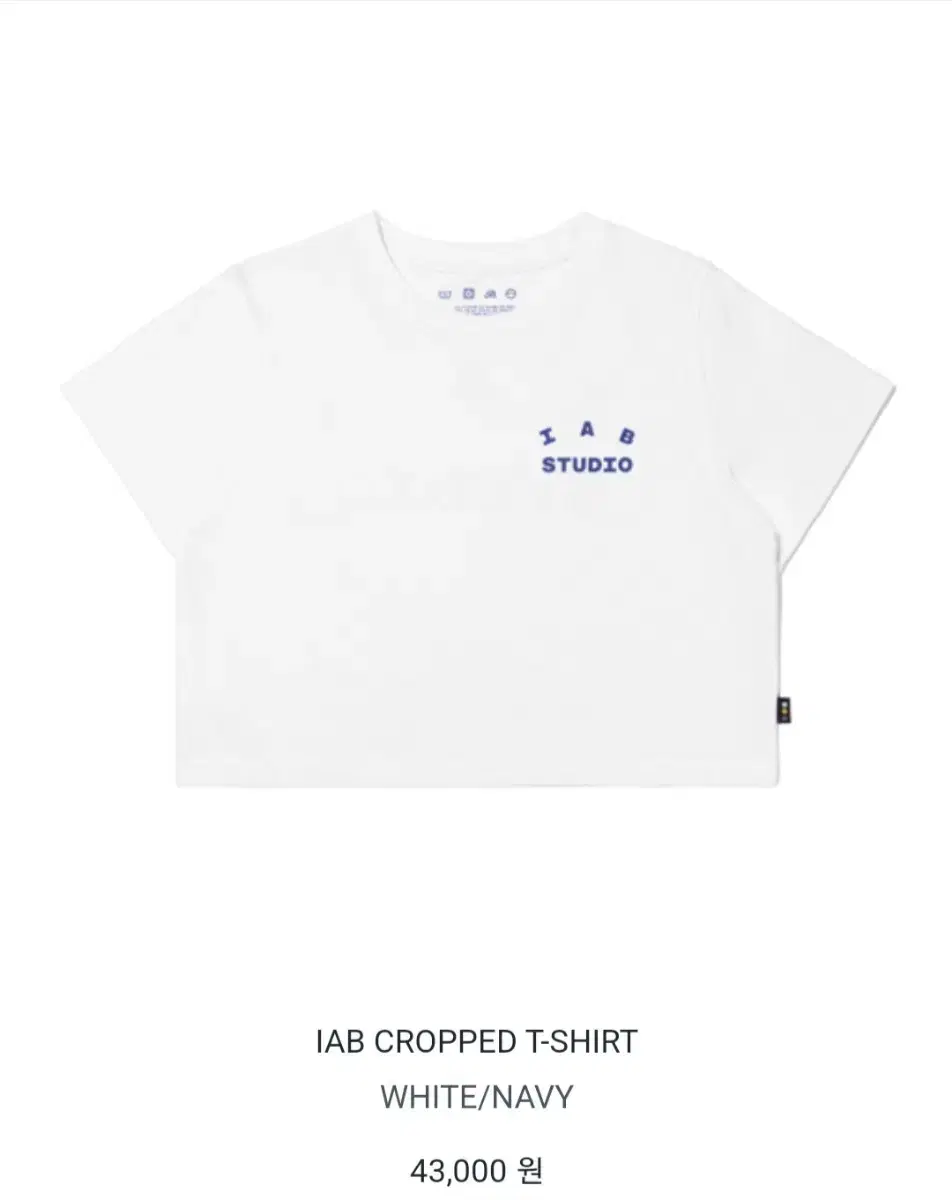 IAB Studio Cropped T-Shirt 아이앱크롭