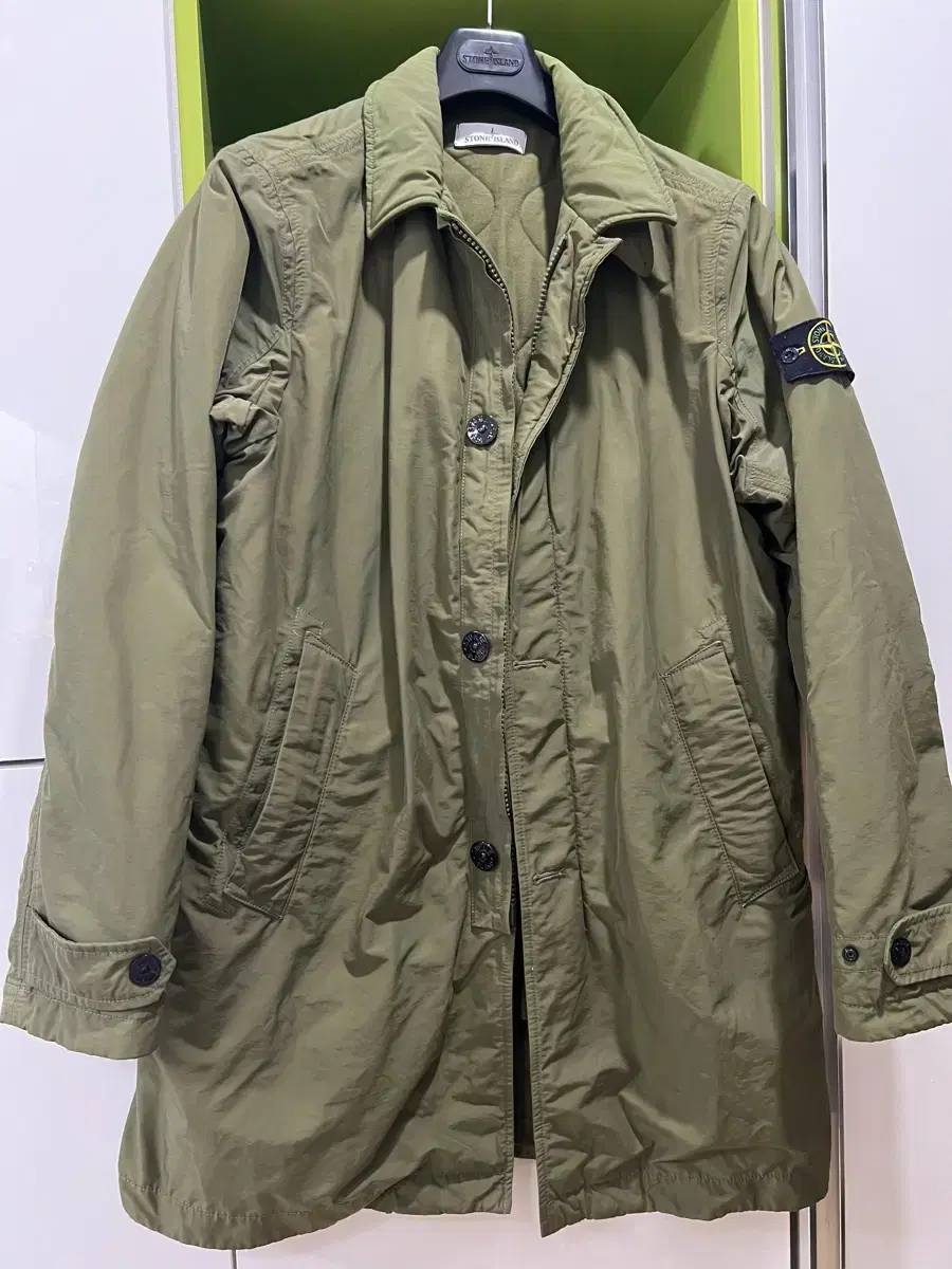 Stone Island Khaki Coat L (Brand New)