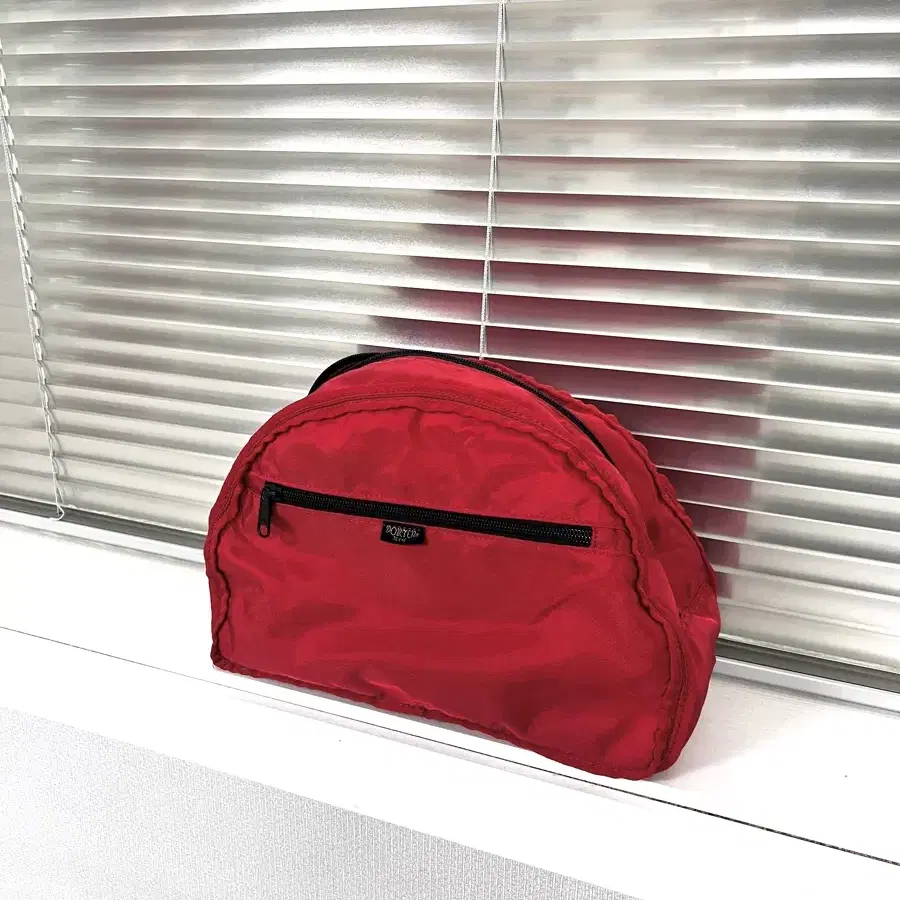 PORTER ROUND -BOSTON BAG S (Red) 포터 보스턴백