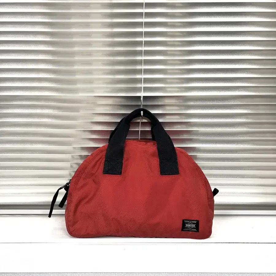 PORTER ROUND -BOSTON BAG S (Red) 포터 보스턴백