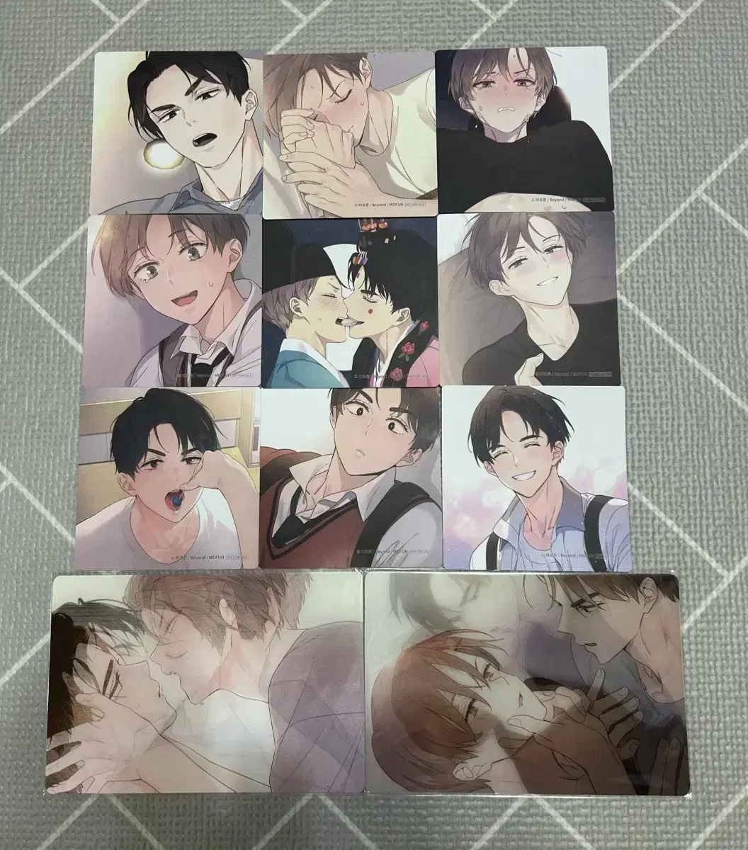 4Lovers full set of postcards, coasters, and lenticular (C)