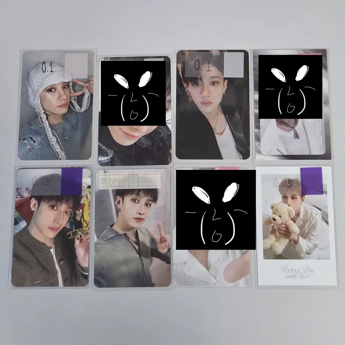 Skz bang chan photocard ATE 5-Star Lavender Wind MD pre-order benefit photocard WTS