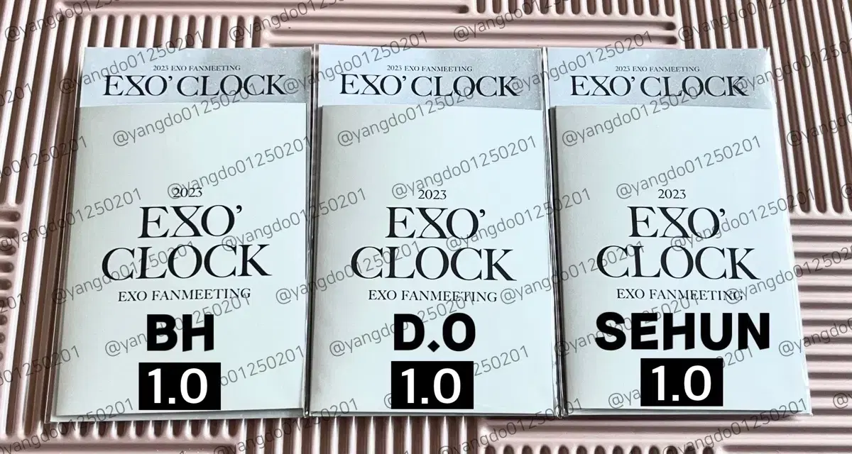 Exo Exoclock special AR Ticket Set