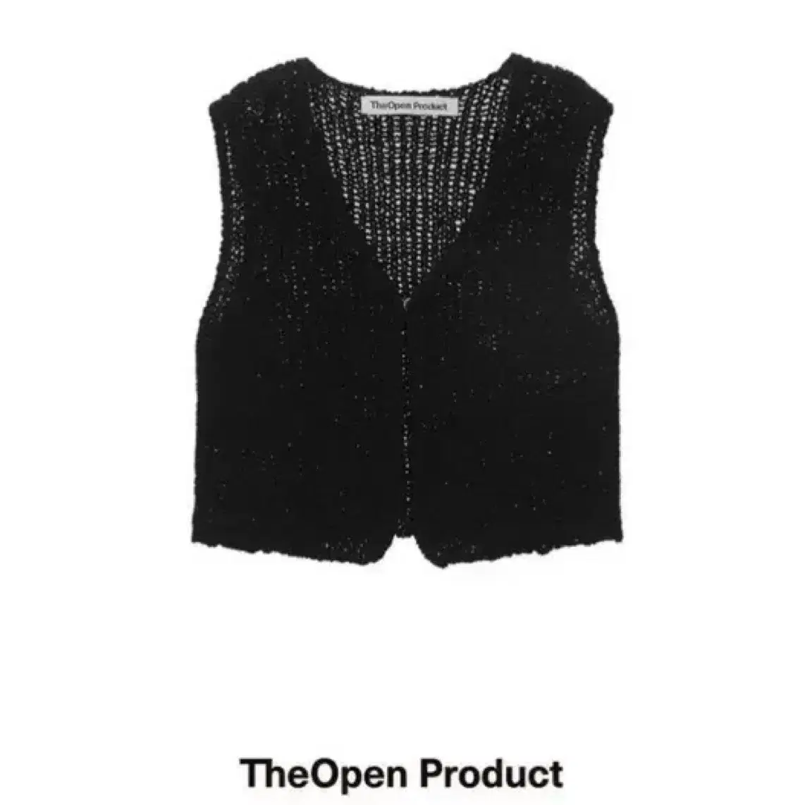 더오픈프로덕트 the open product 브이넥 니트 베스트 조끼