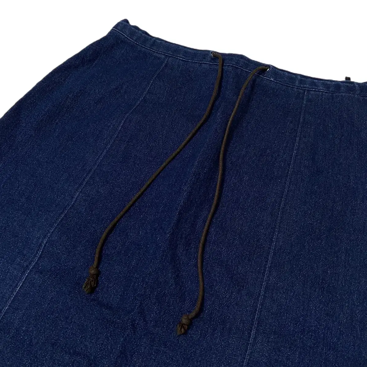 Japanese vintage denim midi skirt