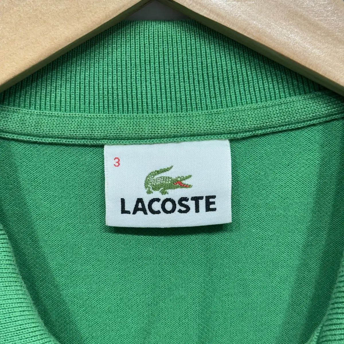 라코스테 lacoste 반팔 카라티 그린