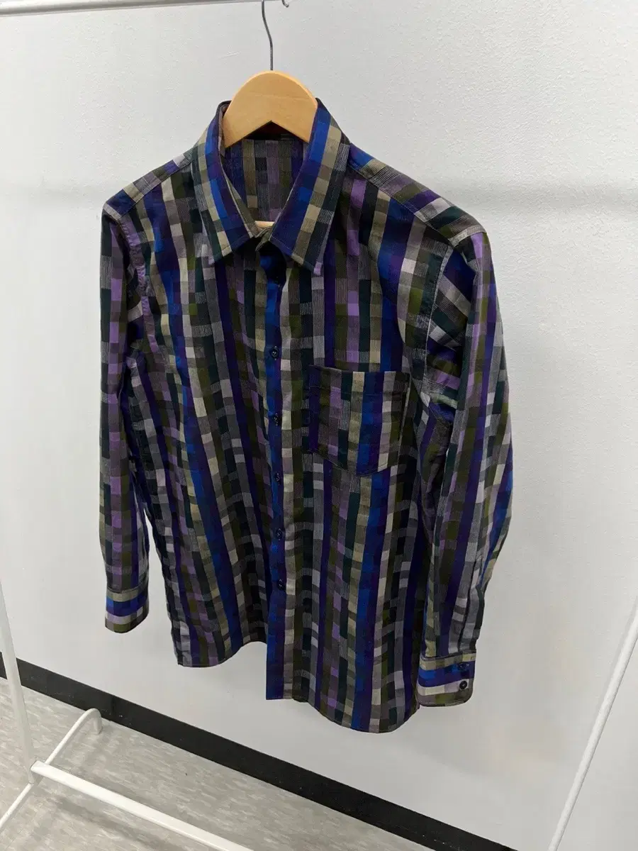 100) Miso Pixel Check Shirt