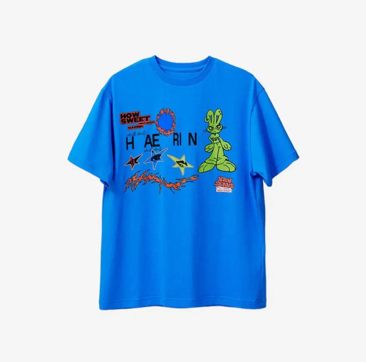 (New) new jeans HouseWit T-Shirt haerin bloo L