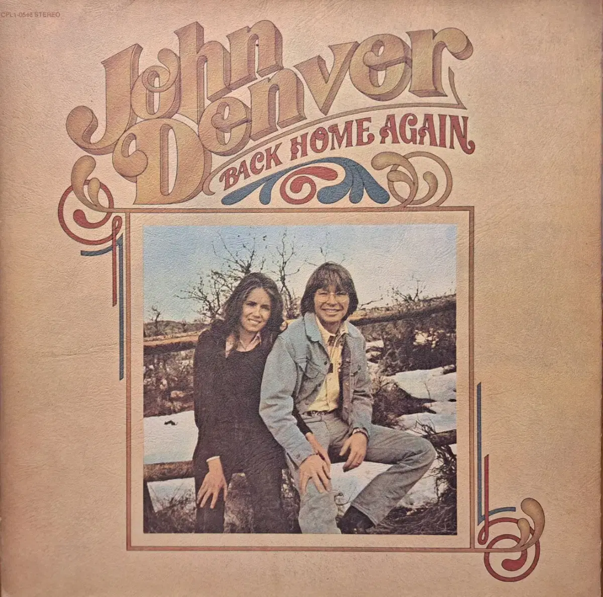 국내라이센스반/John Denver - Back home again LP