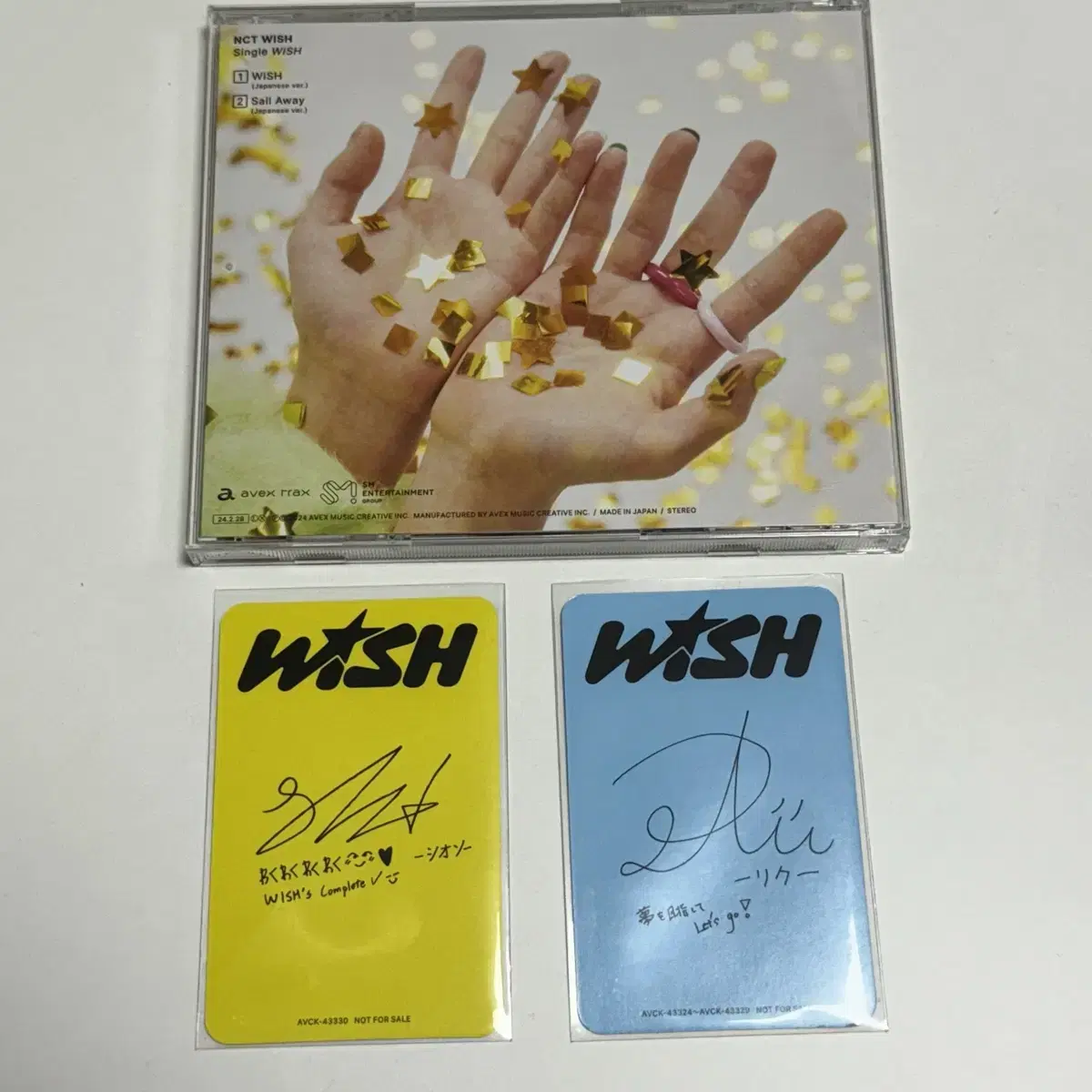 엔시티위시 시온, 리쿠 WISH 앨범 일본반 개인반 포카, 앨범 일괄판매