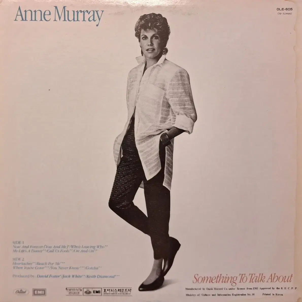 국내라이센스반/Anne Murray - Something to talk