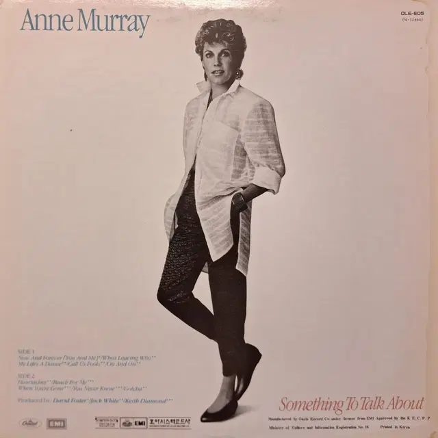 국내라이센스반/Anne Murray - Something to talk