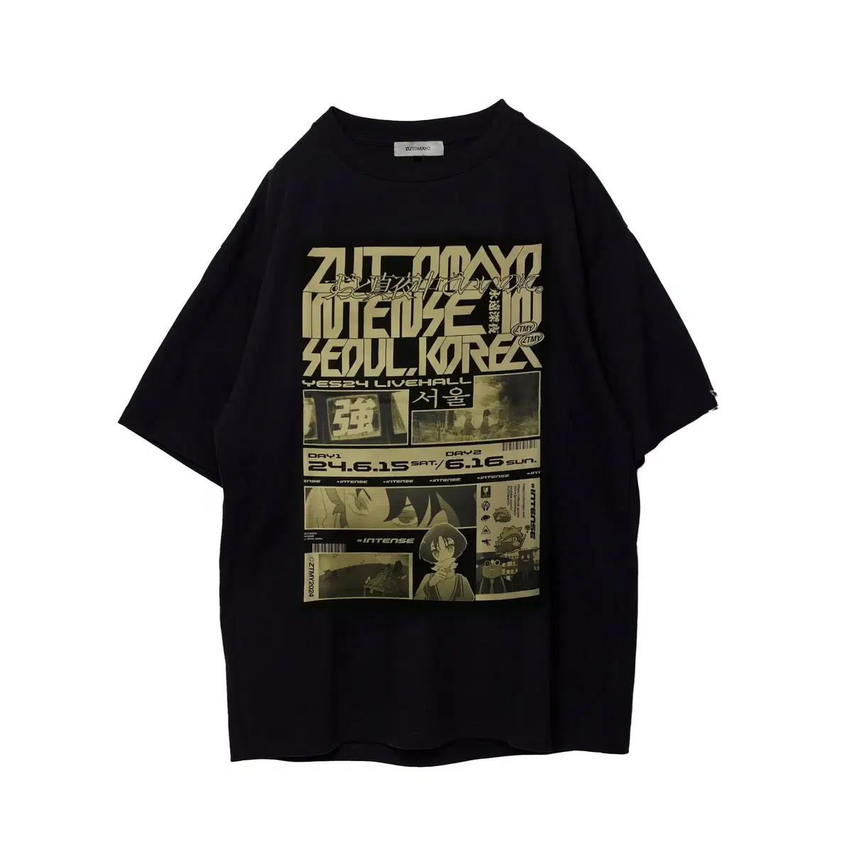 ZUTOMAYO INTENSE IN SEOUL TEE_BLACK_L