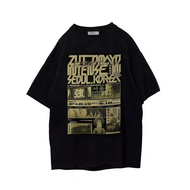 ZUTOMAYO INTENSE IN SEOUL TEE_BLACK_L