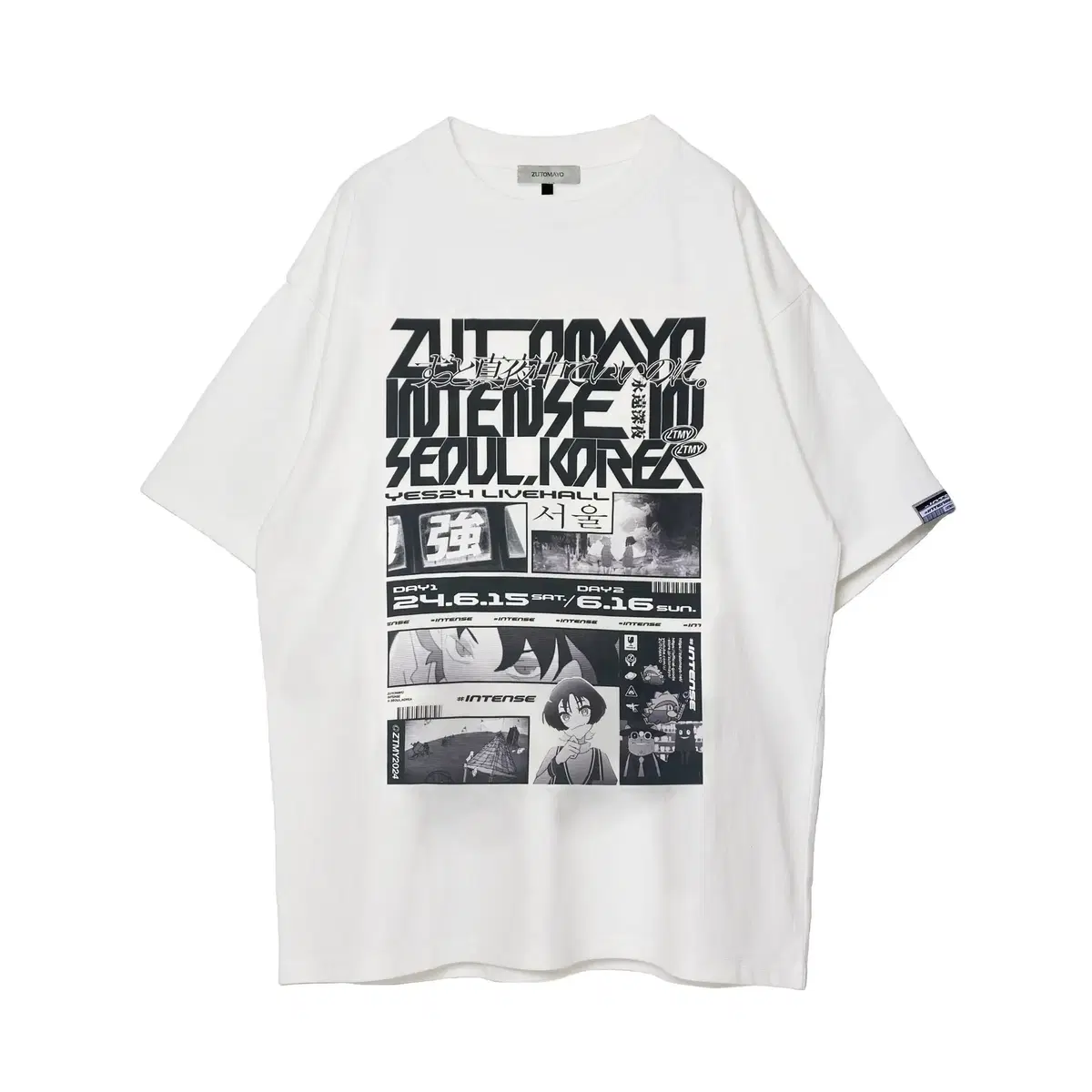 ZUTOMAYO INTENSE IN SEOUL TEE_WHITE_L