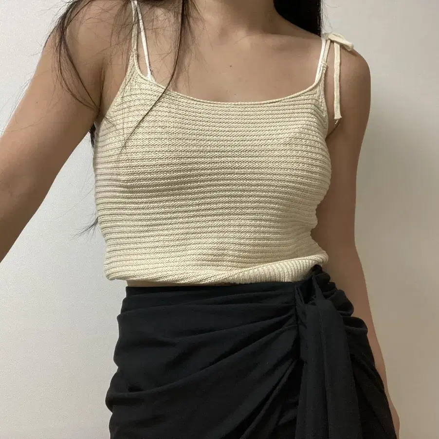 Knit sleeveless top