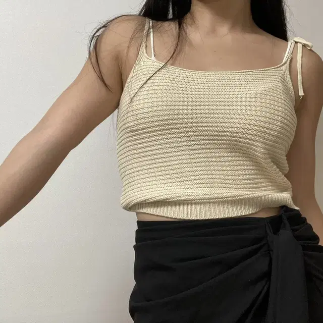 Knit sleeveless top