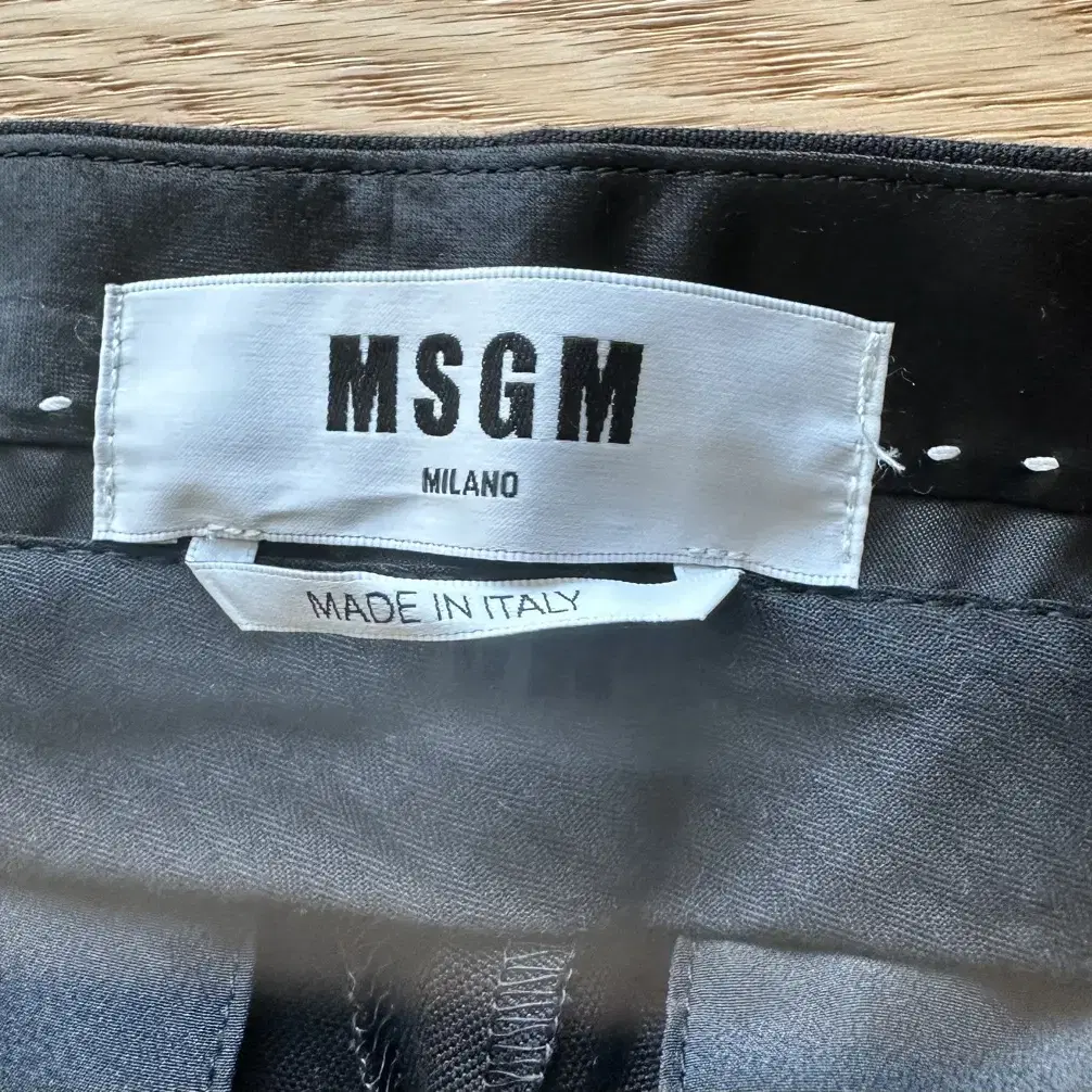 MSGM 여성 린넨 혼방 슬랙스