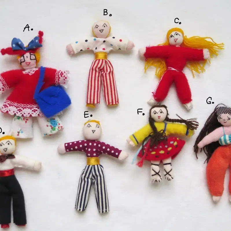 vintage yarn doll 개당가격