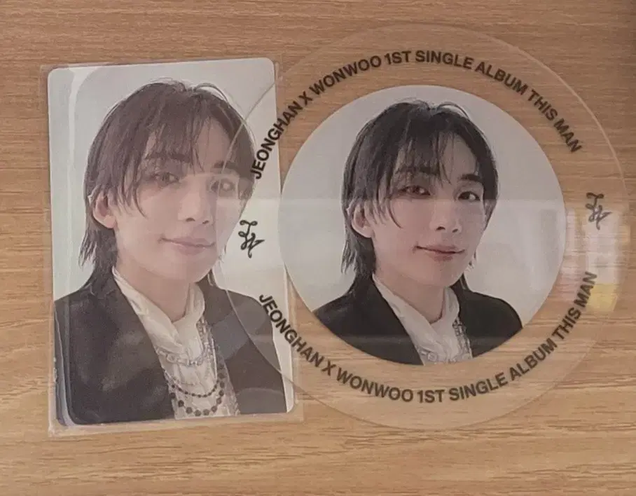 Seventeen jeonghan Disman Weverse Pre-Order Benefit Cup Coaster Transfer