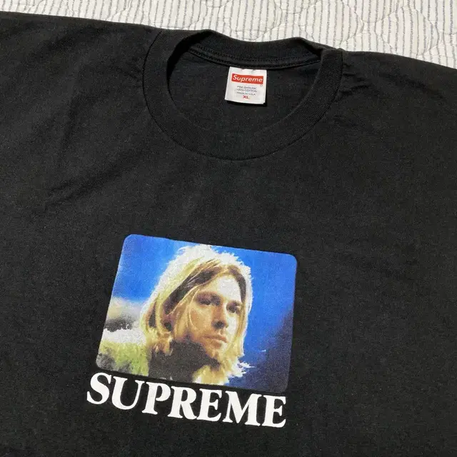 슈프림 커트 코베인 반팔 티셔츠 XL 너바나 supreme kurt