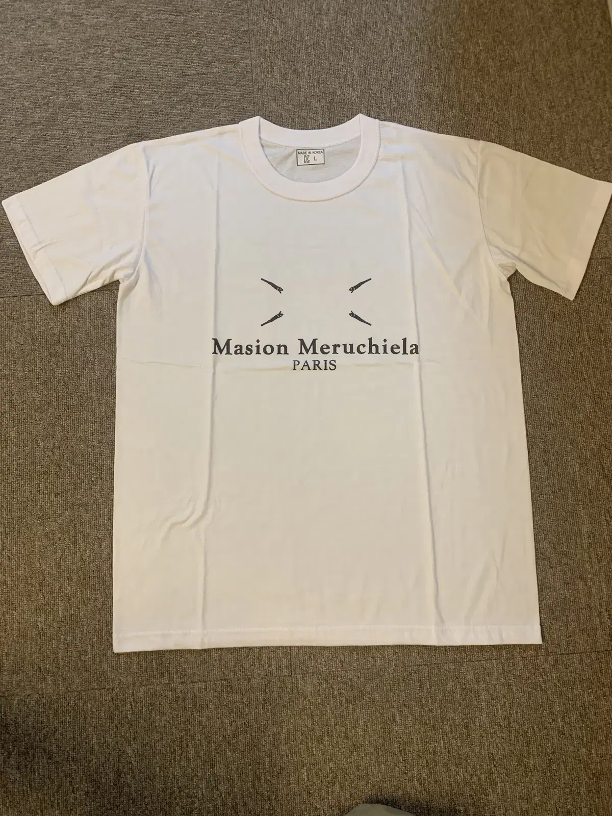 L) Maison Merucciella parody T-shirt (microsoiled)