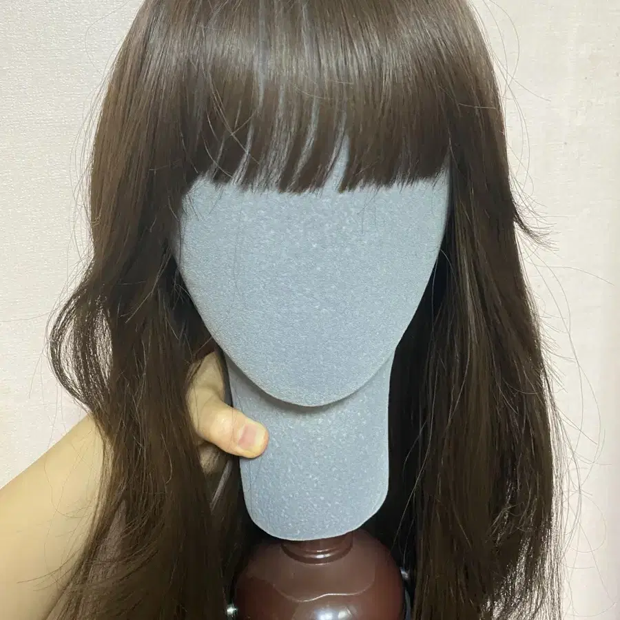 긴머리 통가발 68cm 웨이브 블랙,커피브라운