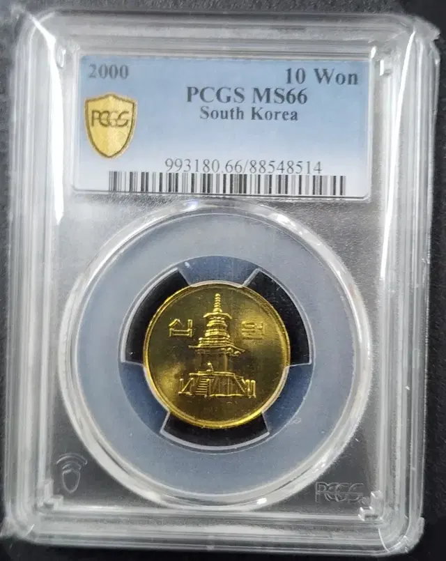 2000년 10주 PCGS MS66 등급 주화 동전