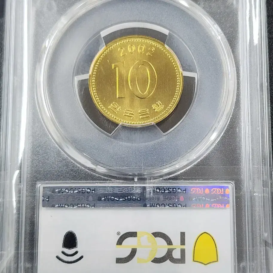 2002년 10주 PCGS MS66 등급 주화 동전